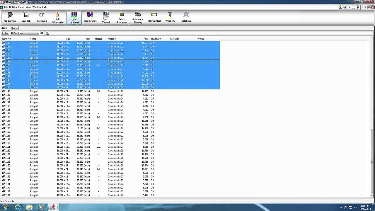 Report in Fabrication CAMduct