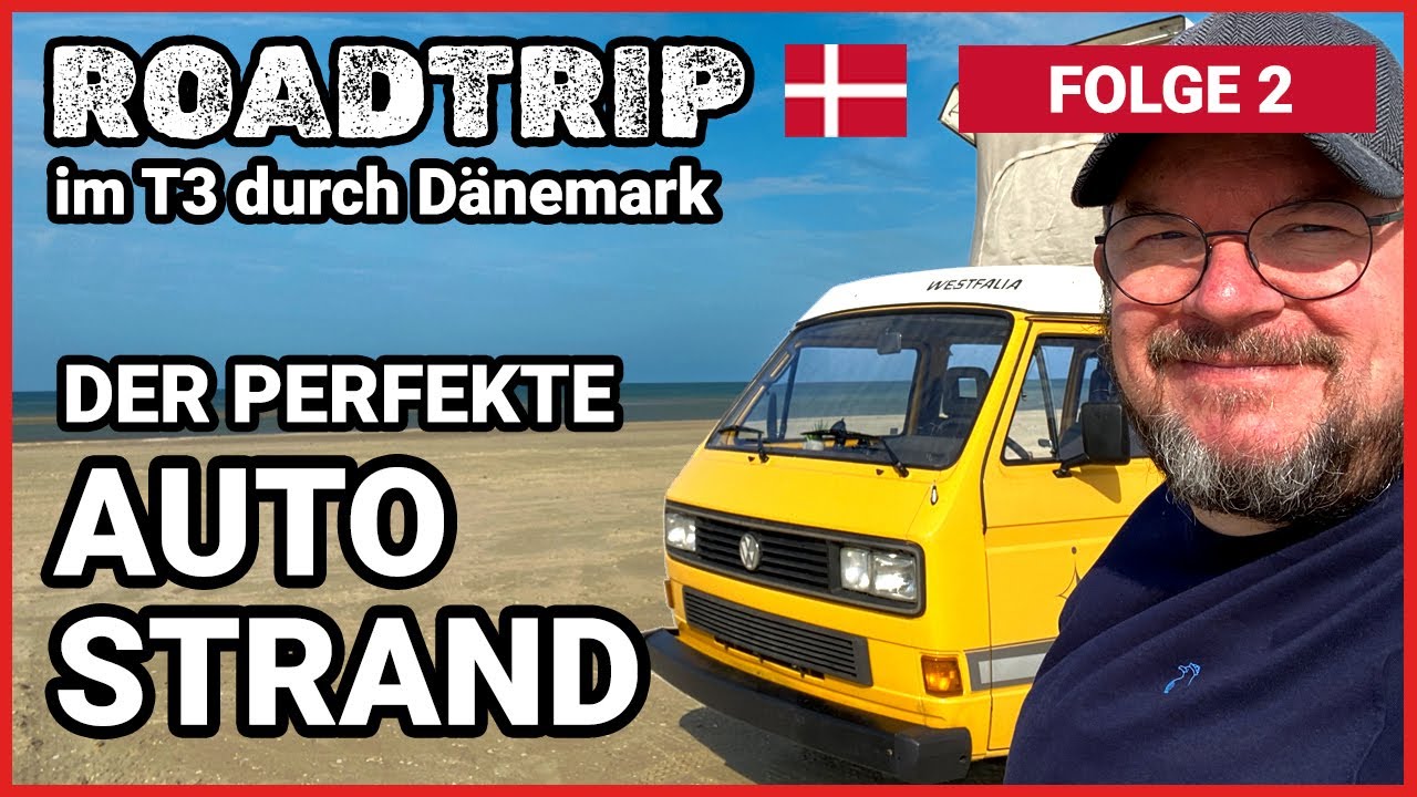 F2 | 🚌 Der perfekte Autostrand auf Rømø | Lakolk | Roadtrip im VW T3 durch Dänemark Teil 2