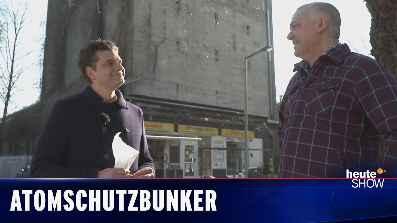 Ab in den Schutzraum: Lutz van der Horst sucht sich einen Bunker | heute-show vom 18.03.2022