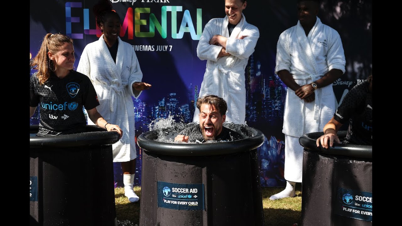 Soccer Aid 2023 Stars Face Disney and Pixar’s Elemental Challenge