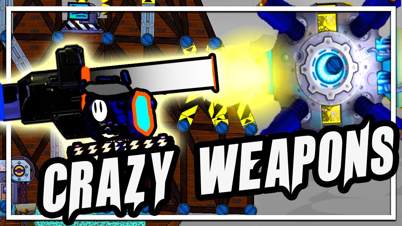 CRAZY WEAPONS, Reactor Cannon, Razor Laser In Forts