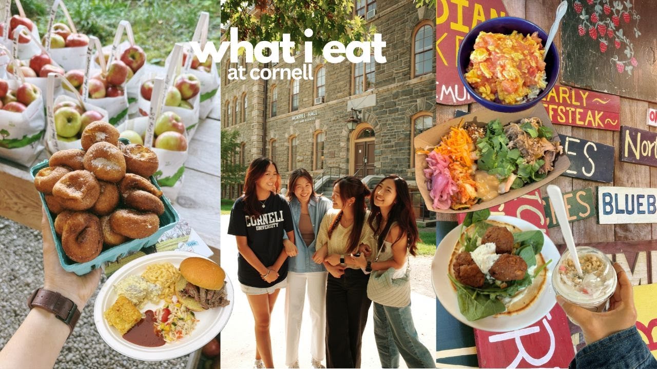 what i eat | cornell dining, bao buns, matcha mochi, potluck | junior year