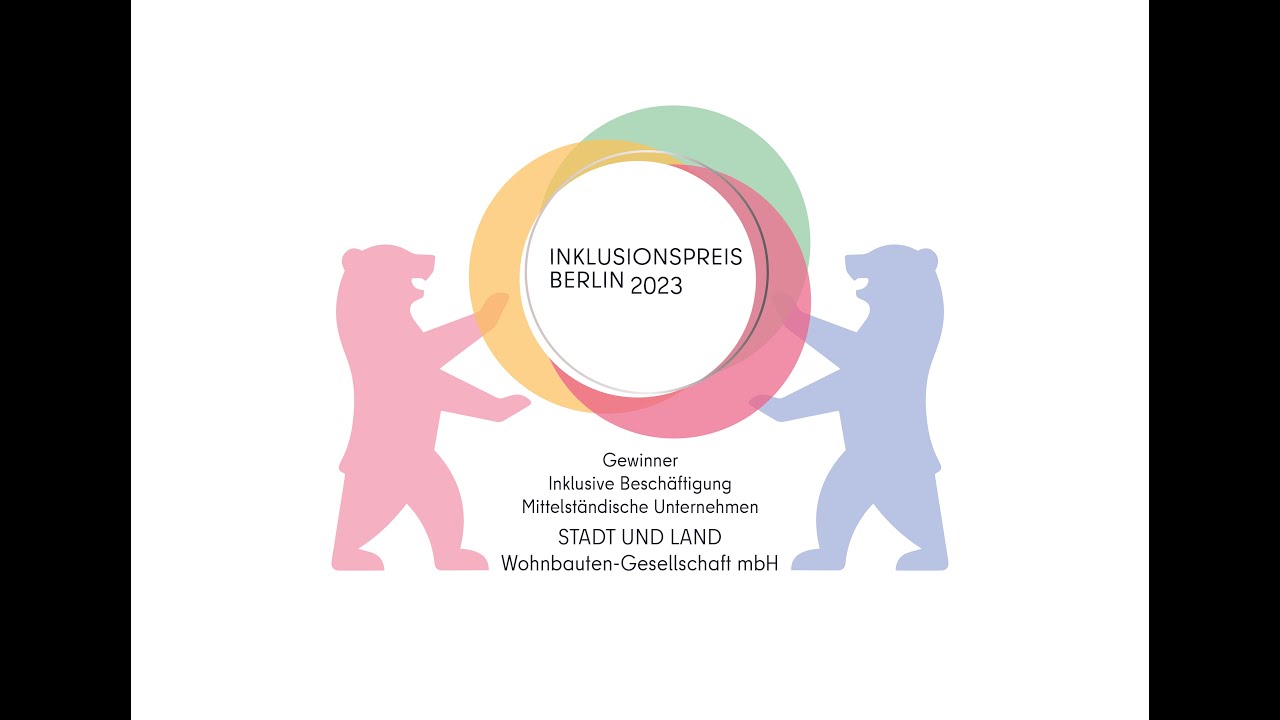 Inklusionspreis Berlin 2023 - STADT UND LAND Wohnbauten-Gesellschaft mbH