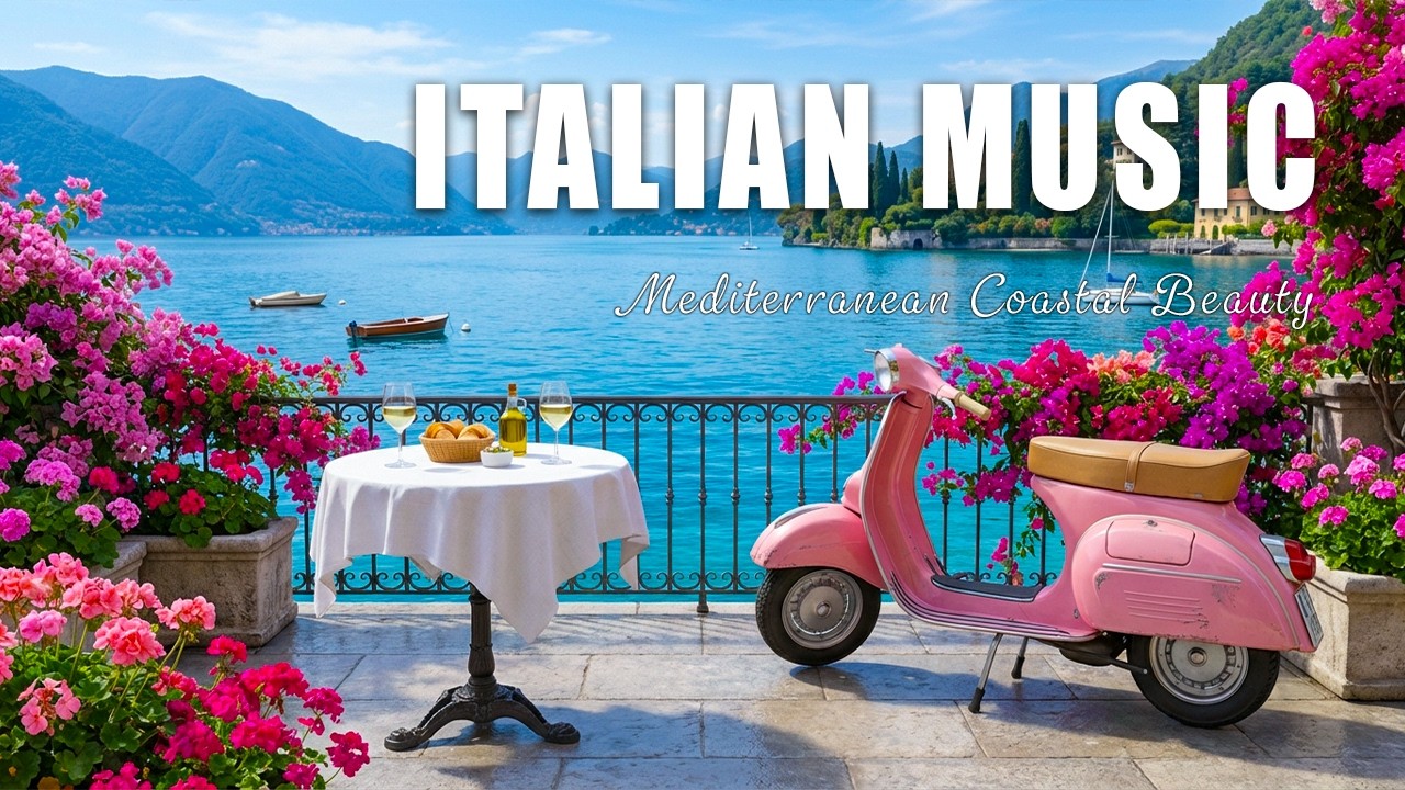 🎶 Italian Vibes & Mediterranean Music 🎶 Relaxing Music & Mediterranean Scenic Views