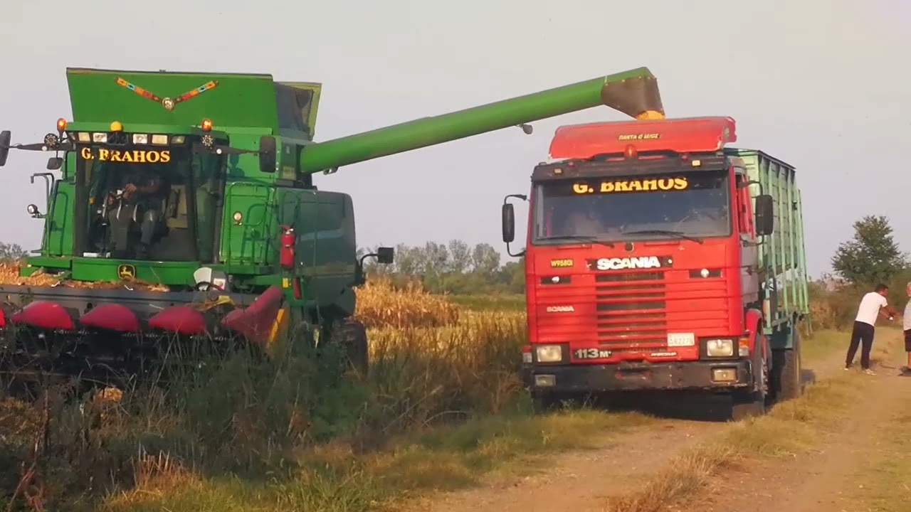 John Deere 9580i WTS-συλλογη καλαμποκιου