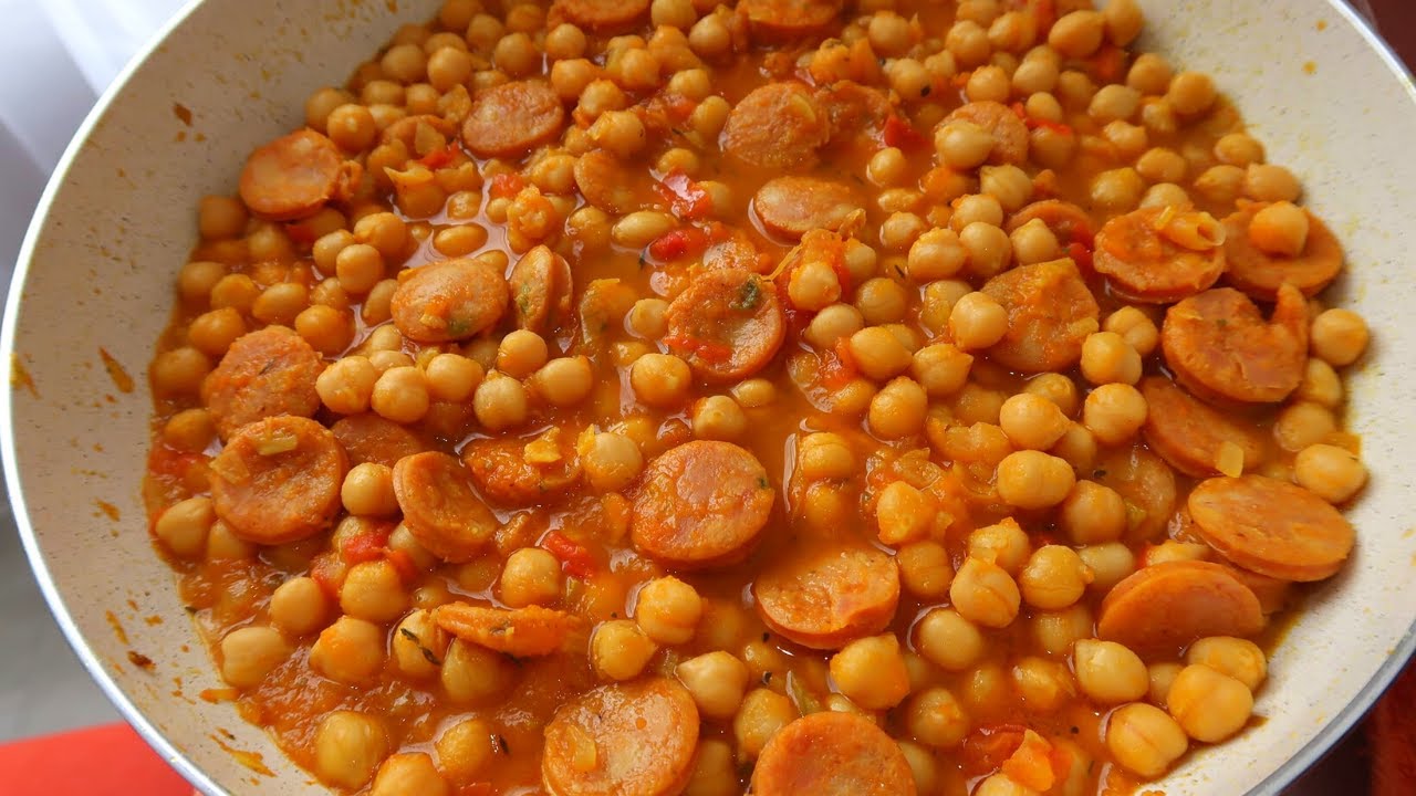 GARBANZOS con CHORIZO | El fogón de Oma