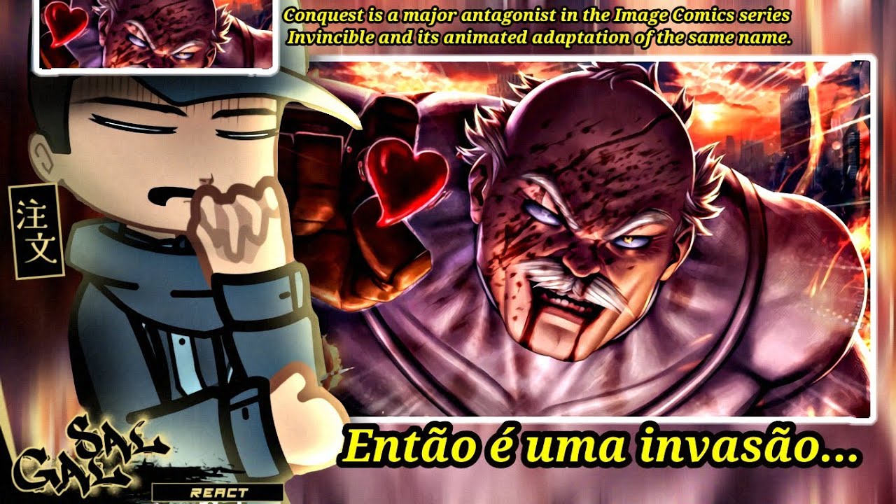 🇧🇷 Ordeal React ( INSTÁVEL | Invencível | Conquista ‎‎‎| @AniRap )