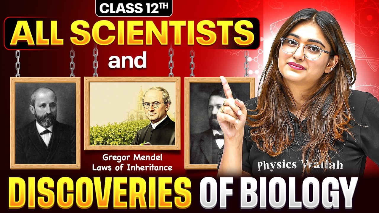 Class 12 Biology All Important Scientists And Discoveries 🔥 | NCERT Class 12 Biology | Aarushi Ma&rsquo;am