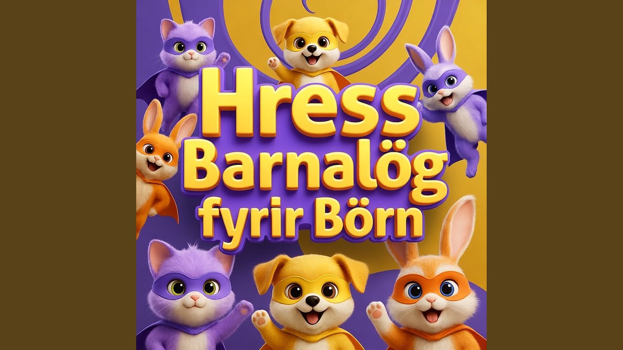 Jógúrt Yfir Svartur Jógúrt - Dansaðu og Syngdu – Hress Barnalög fyrir Börn