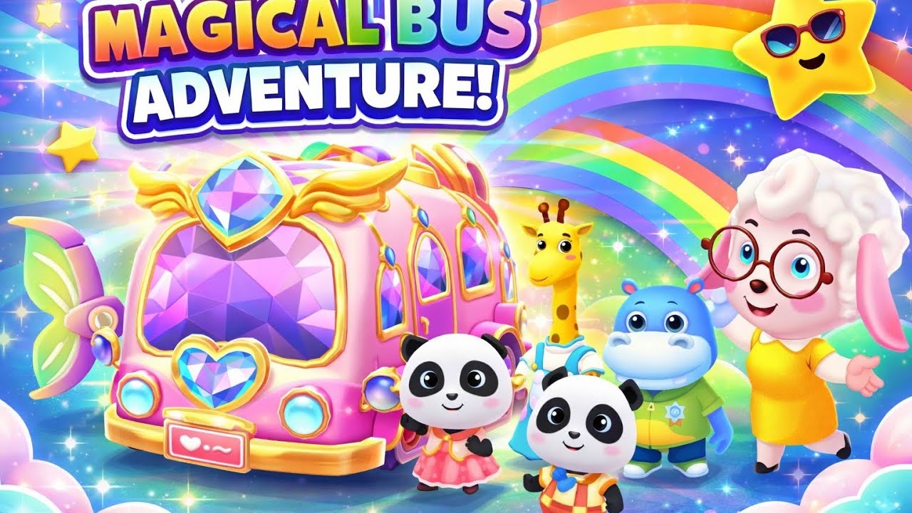 🚌✨ Jaadu Wali Bus | Magical Bus Adventure | Cute Animals Kids Cartoon | Episode 01 