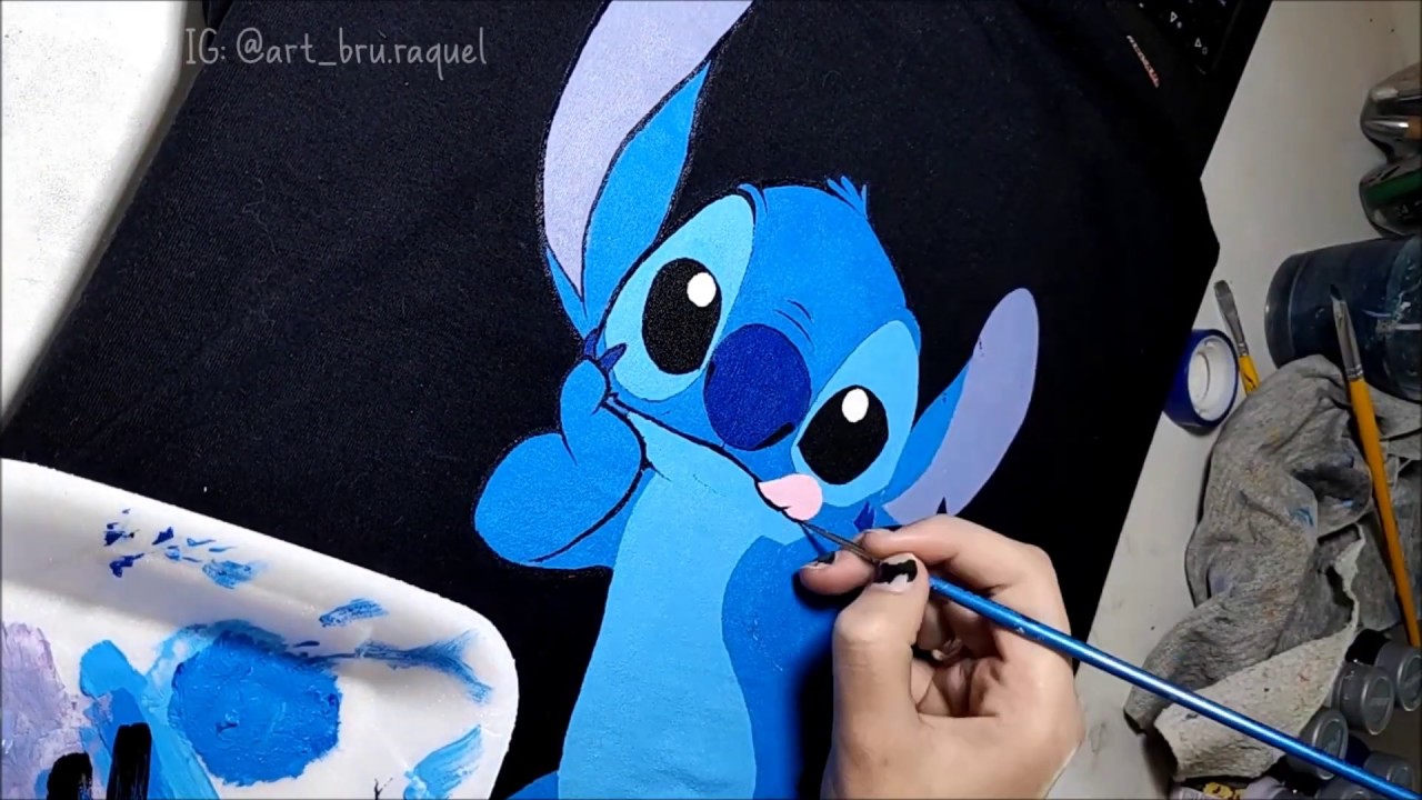 Stitch - Pintura Camiseta