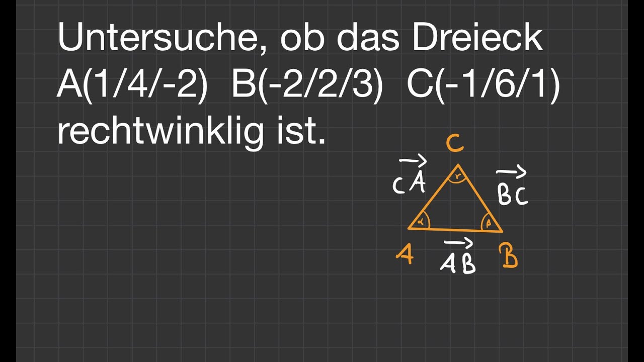 rechtwinkliges Dreieck &uuml;berpr&uuml;fen, wof&uuml;r ist der dotp Befehl auf dem CAS (CasioClasspad)