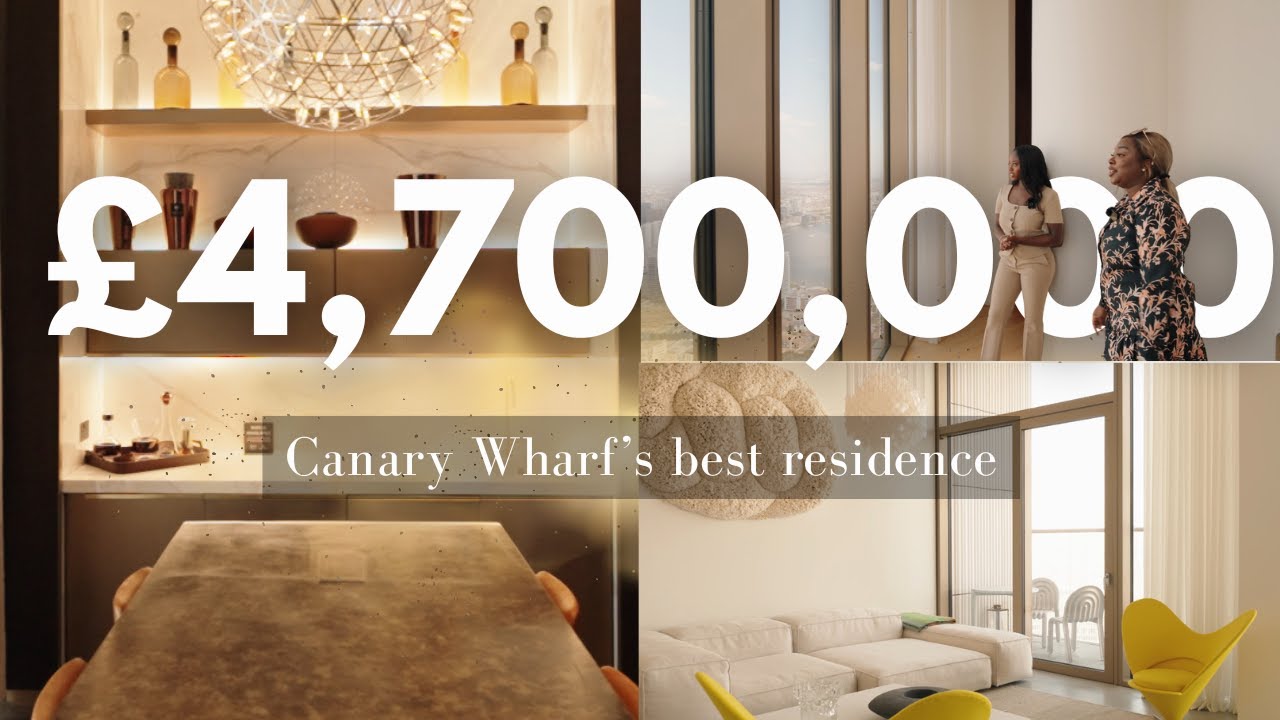 Inside Canary Wharf's One Park Drive PENTHOUSE | 56th Floor Luxury Home Tour with Mary-Felicia Gomez