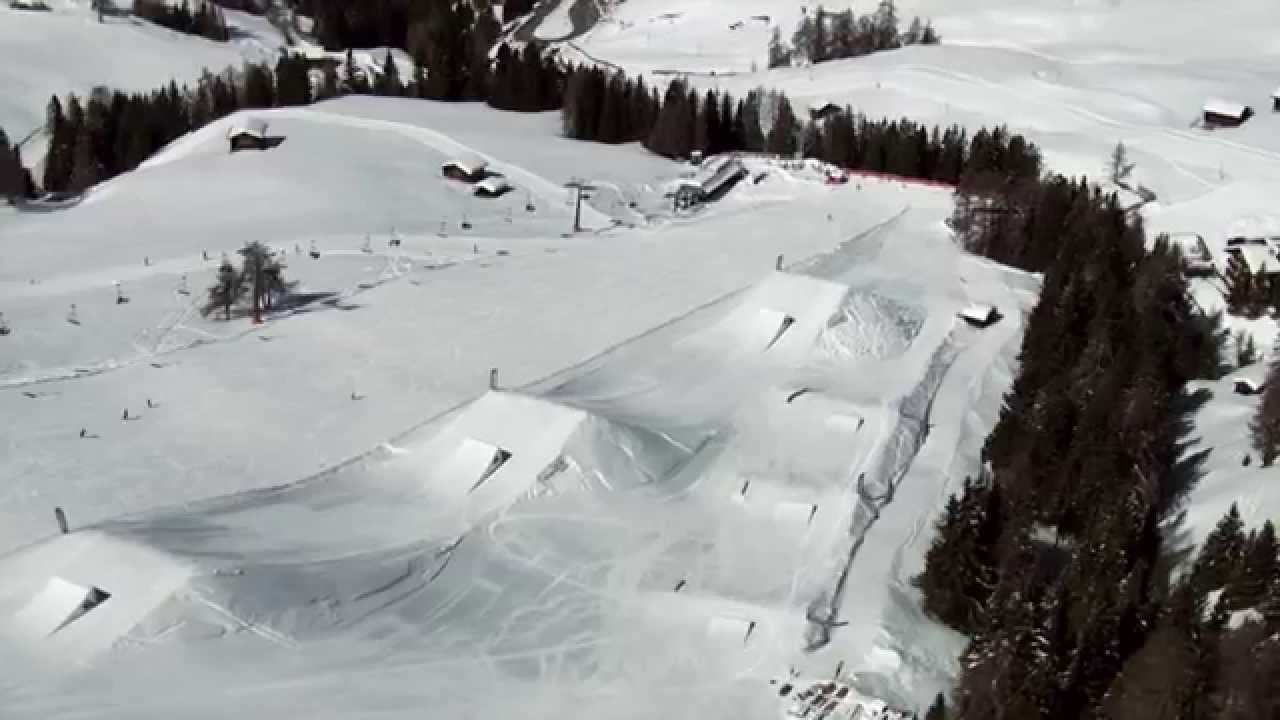Seiser Alm Overview Snowboard