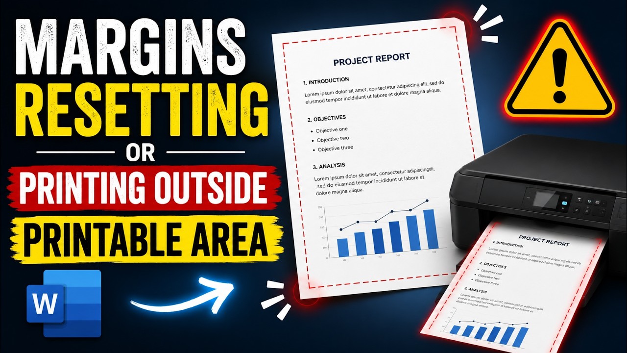 Margins resetting or printing outside printable area