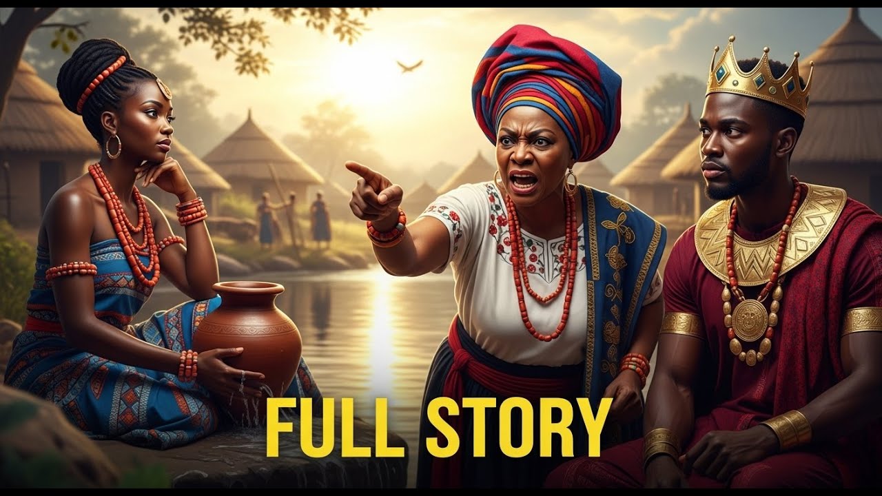 Her Stepmother Sent Her to the Stream But the Prince Found Her and Fell in Love #africantale #tales