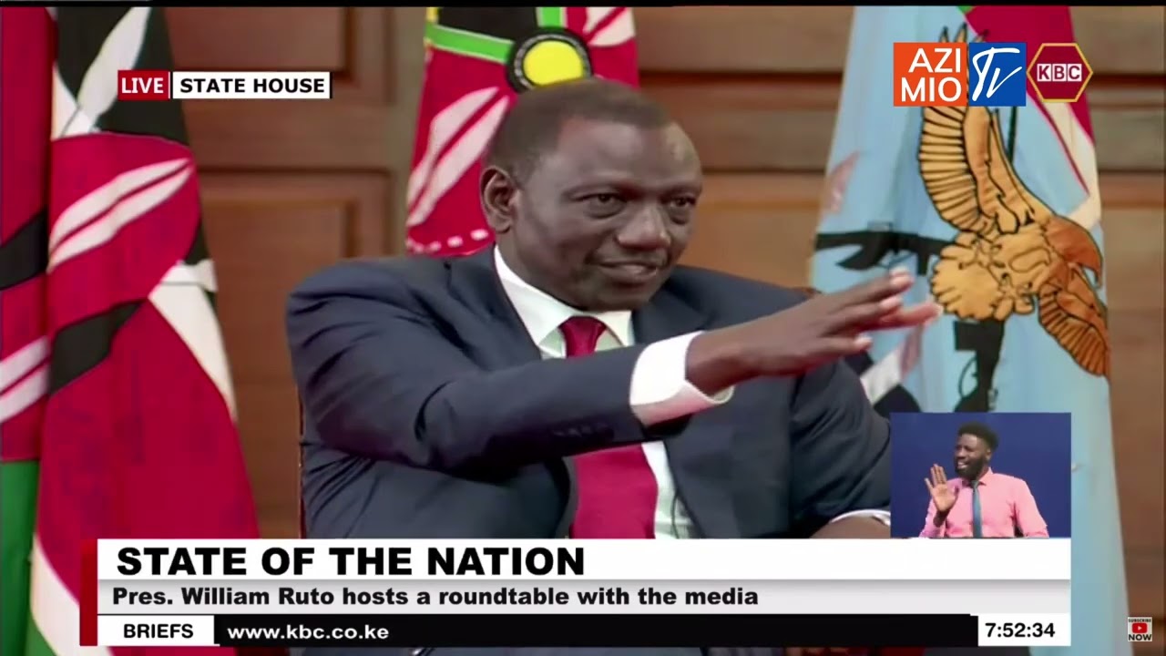Ruto looses his cool after being questioned why he is not a listening president to drop Finance bill