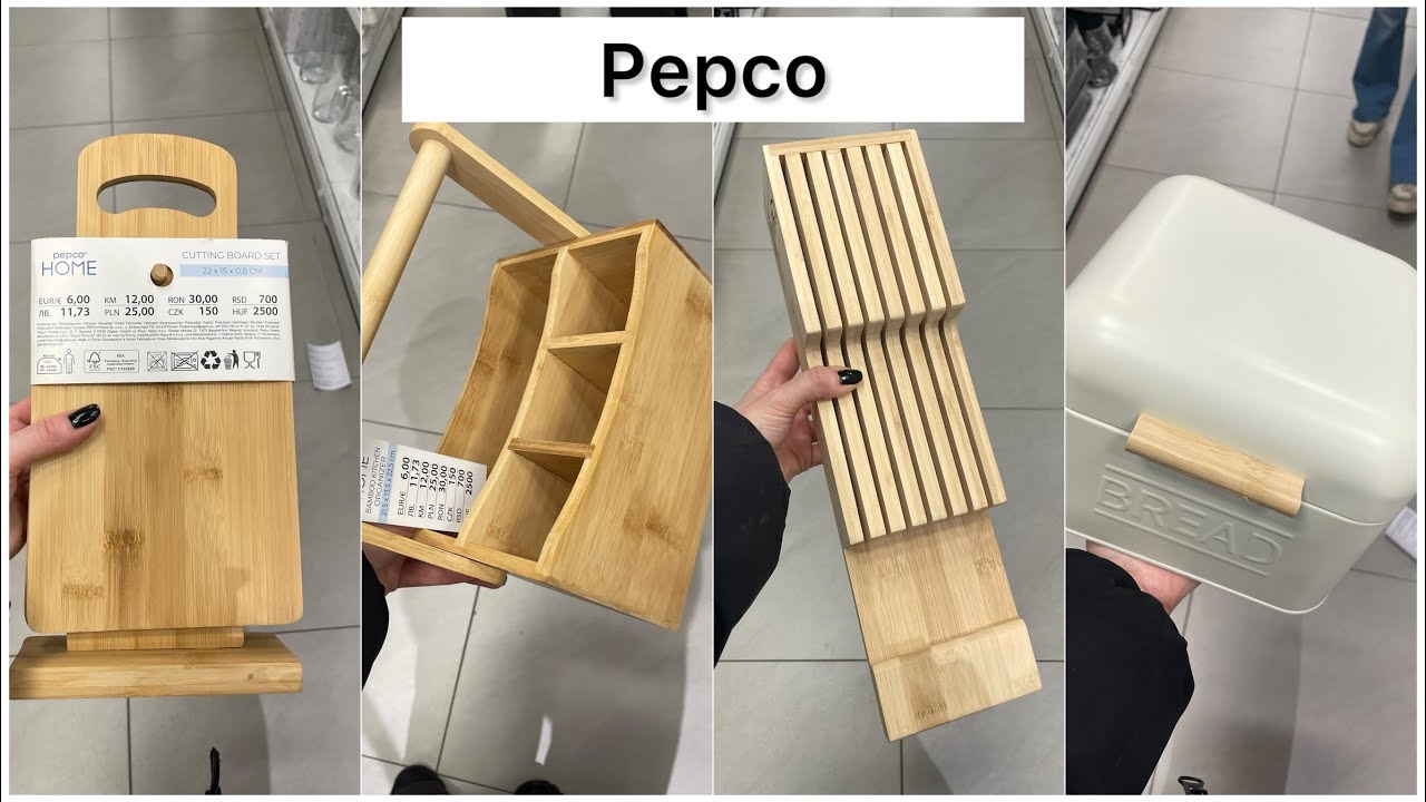 PEPCO BAMBUSOWY ORGANIZER STOJAK Z DESKAMI WOW ILE TU NOWOŚCI NO I TE PIŻAMKI SŁODZIAKI