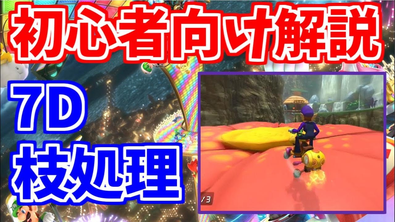 【初心者向け解説】第5回はたさこゼミ「7D、枝処理について」【マリオカート8デラックス】
