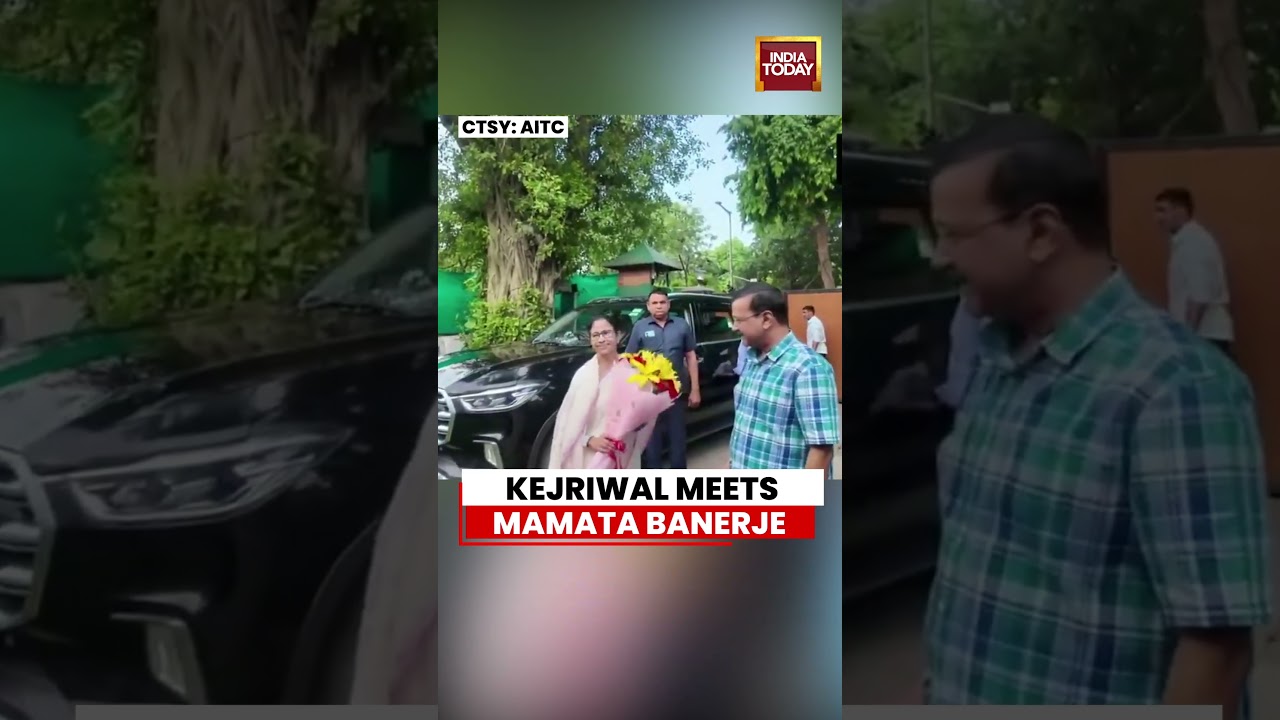 Kejriwal Meets Mamata Banerjee | AAP & TMC Leaders Hold Key Political Talks In Delhi #mamatabanerjee