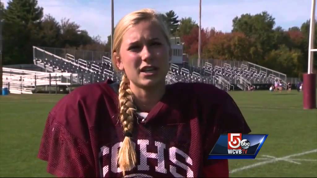High school football team welcomes female field goal kicker