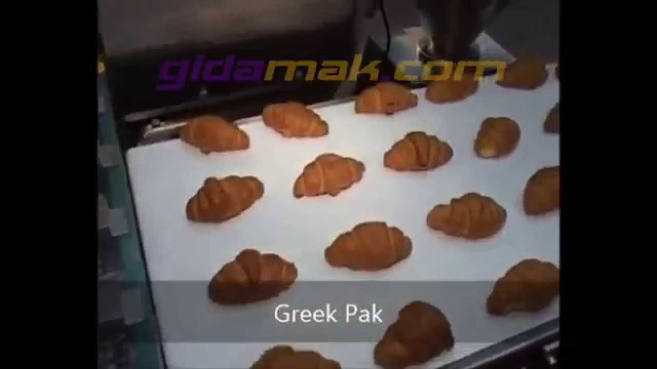 Ekler, Kruvasan, Donut, Pataşu Otomatik Krema Enjekte Makinesi - Automatic Croissant Filling Machine