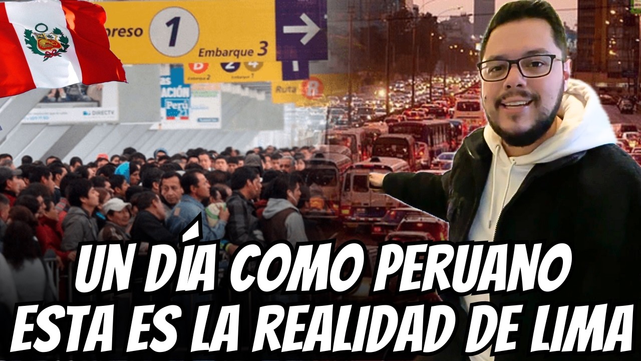 LIMA NO ES Miraflores: la dura realidad de un peruano de a pie 🇵🇪 (me impactó 😱)