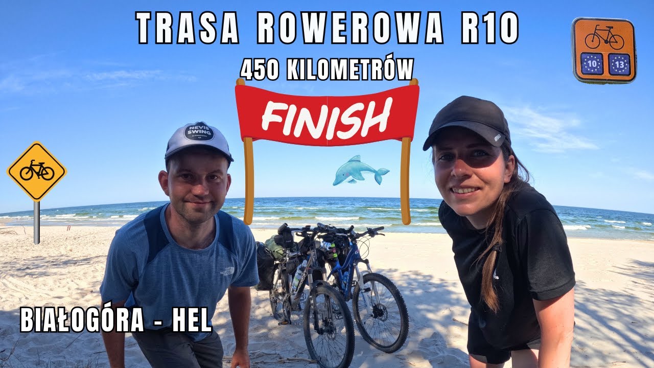 Ostatnia prosta na Hel, trasa rowerowa R10, 450 kilometrów, Białogóra - Hel cz. 5/5
