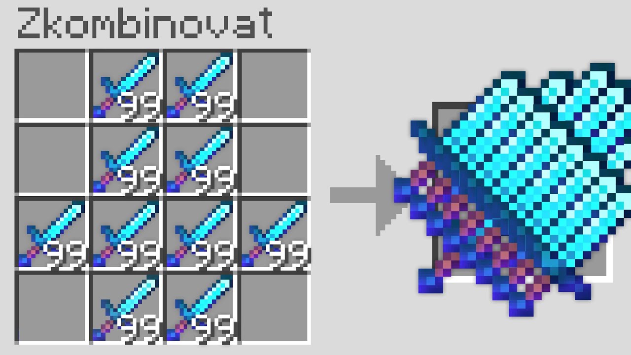 Minecraft, ale můžu ZKOMBINOVAT nástroje...