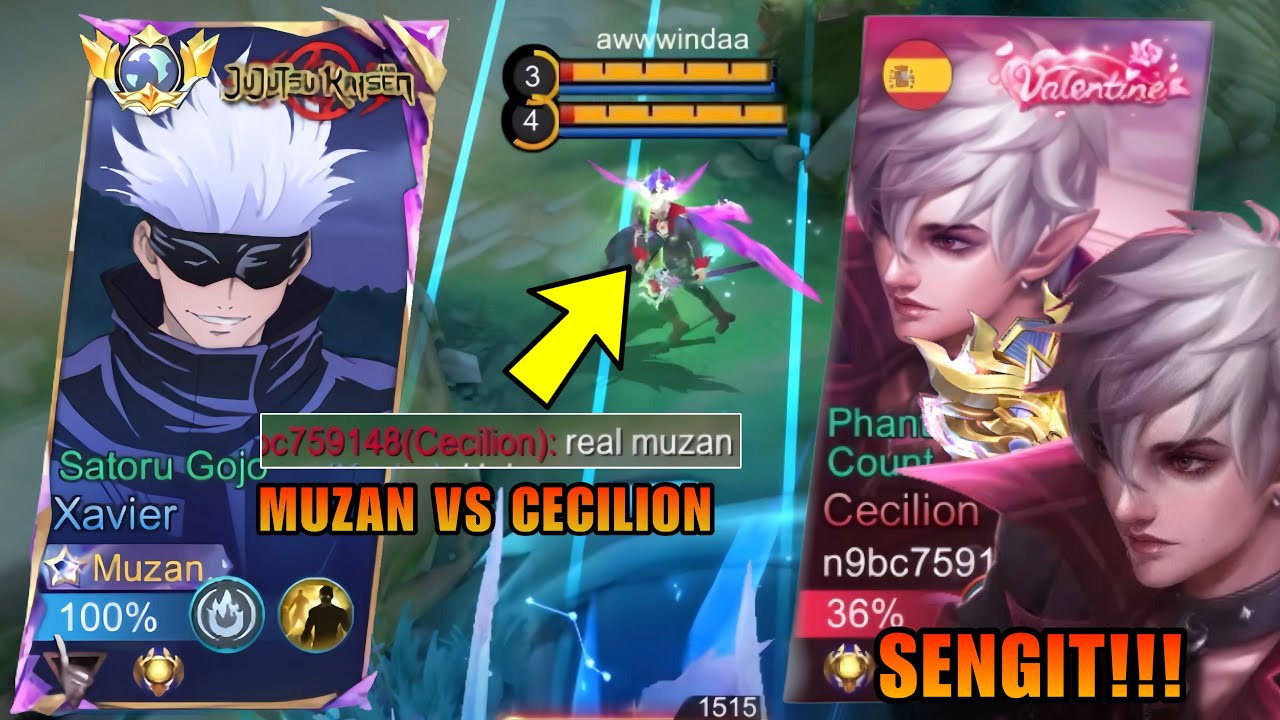 SENGIT! KETIKA MUZAN MELAWAN PRO CECILION INILAH YG TERJADI! BUILD XAVIER TERSAKIT | MOBILE LEGENDS 