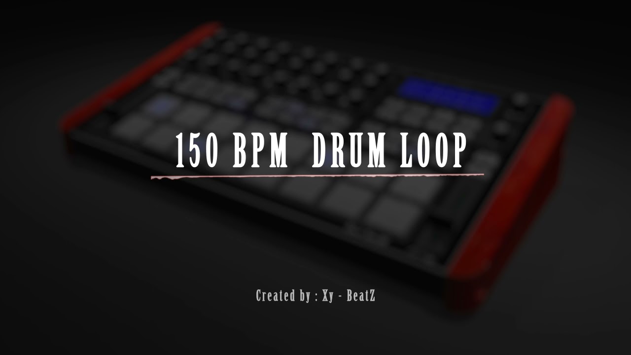 150 BPM Drum Loop |Trap Hip Hop Drum Loop | Nightmares  |