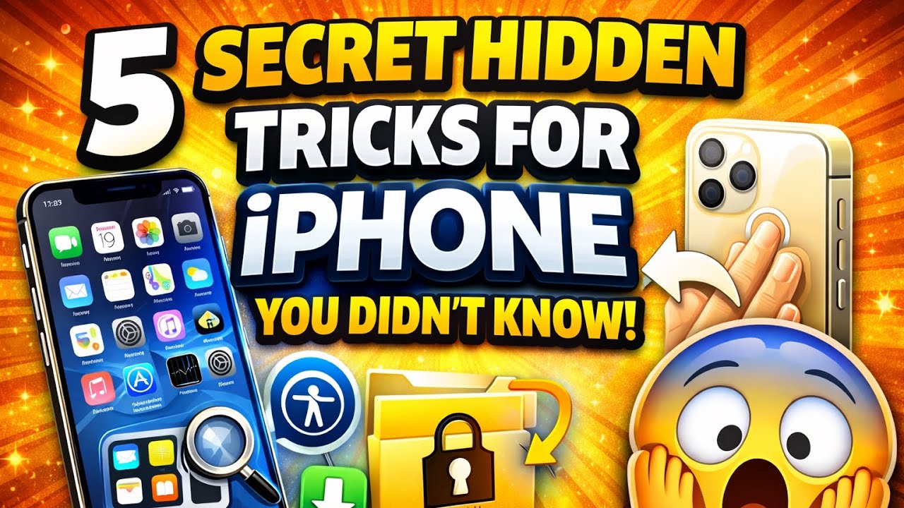 5 Secret Hidden Tricks for iPhone You Didn’t Know! 😱