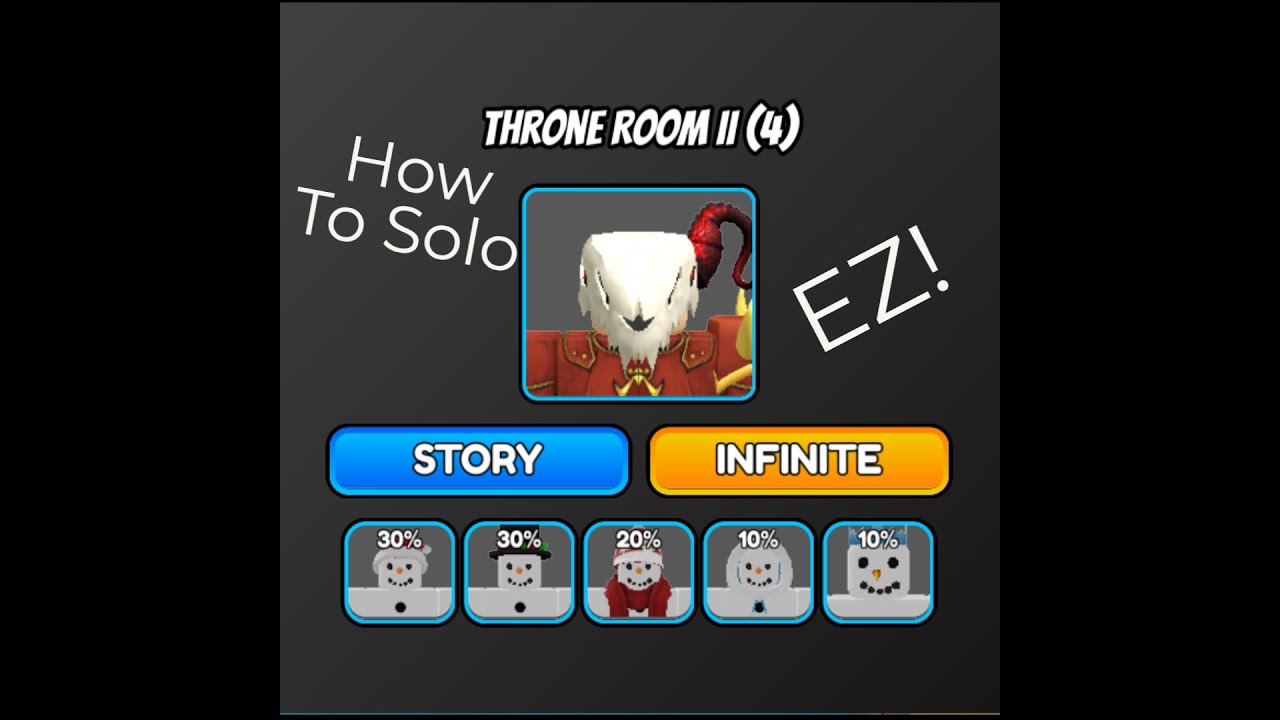 How To Solo Throne Room II (Extreme) For Exp To Prestige || ASTD All Star Tower Defense