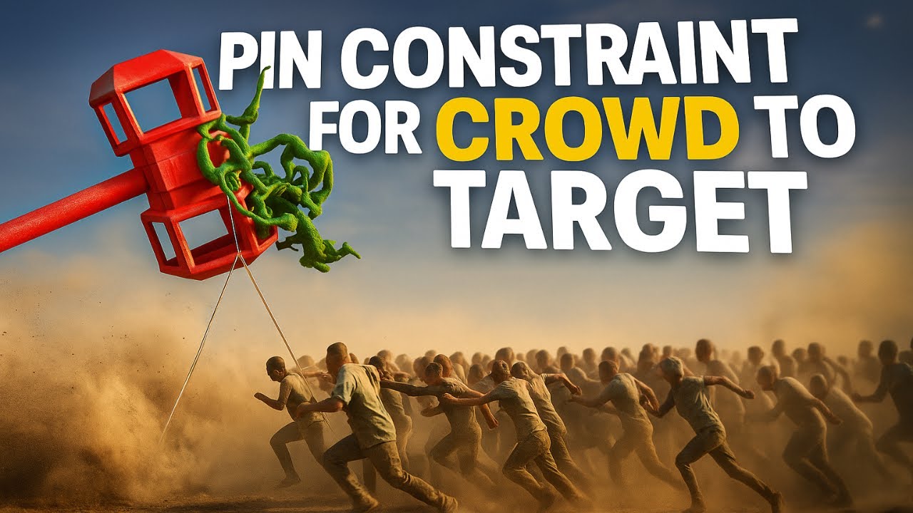 CrowdX: Pin Constrain For Houdini Crowd