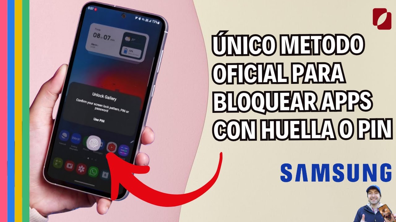Cómo bloquear apps con huella en tu Samsung. ÚNICO 