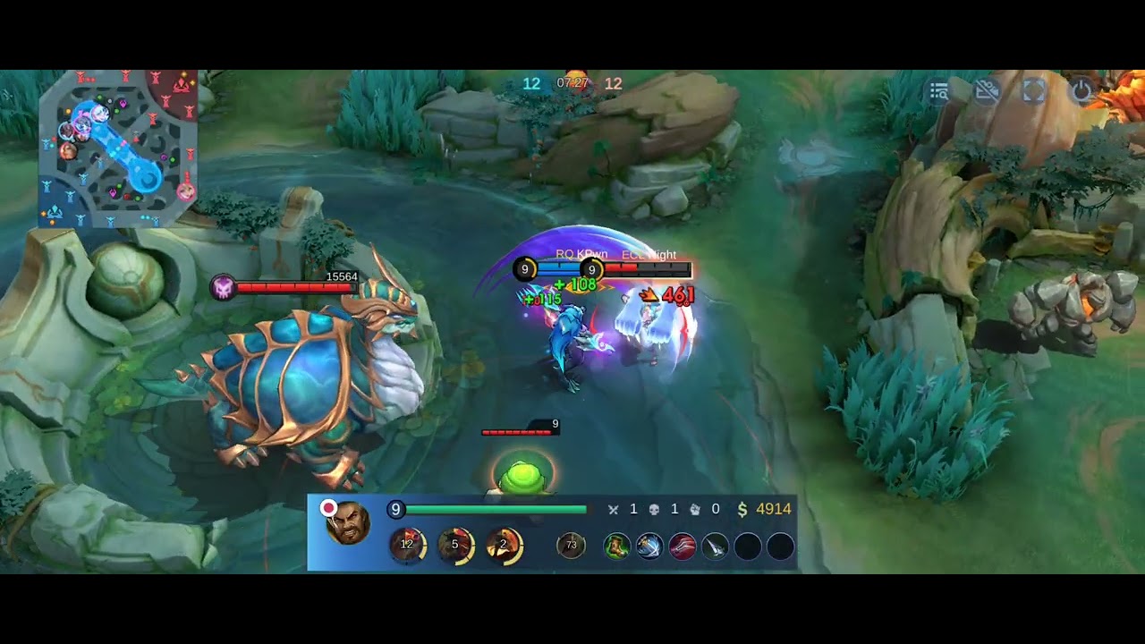 MLBB: Roger - GOL(D) Roger Savage Gameplay - Gold Lane - Solo (Rank)