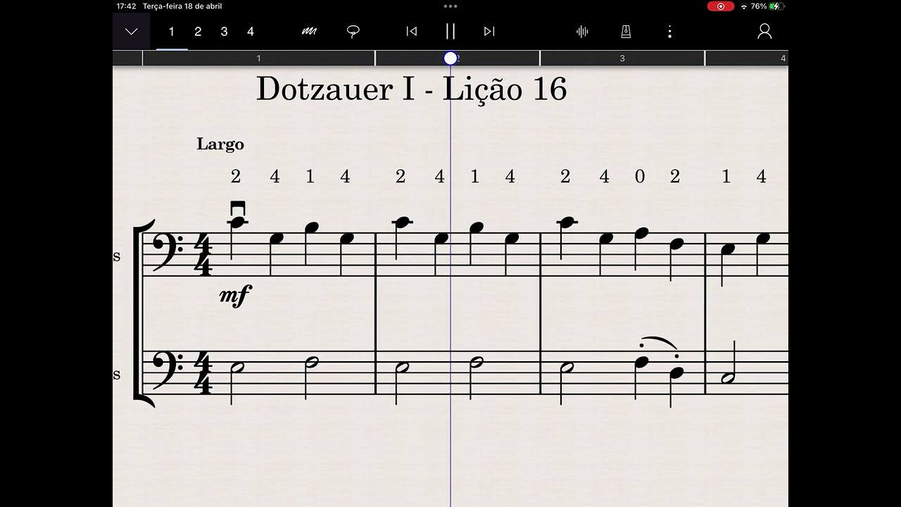 Lição 16 - Dotzauer I - Cello