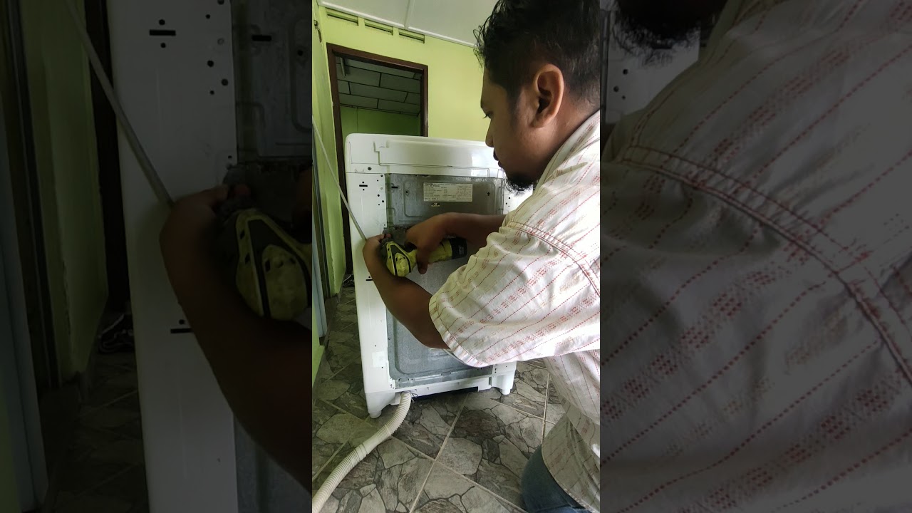 Repair Mesin Basuh -Toshiba  - Spin Bunyi Bising  - Spin Bergoncang - Air Tidak Keluar
