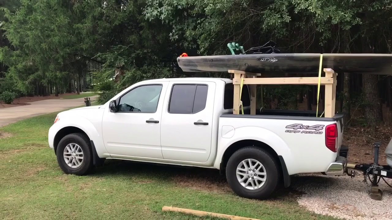 Hauling a kayak while towing a camper