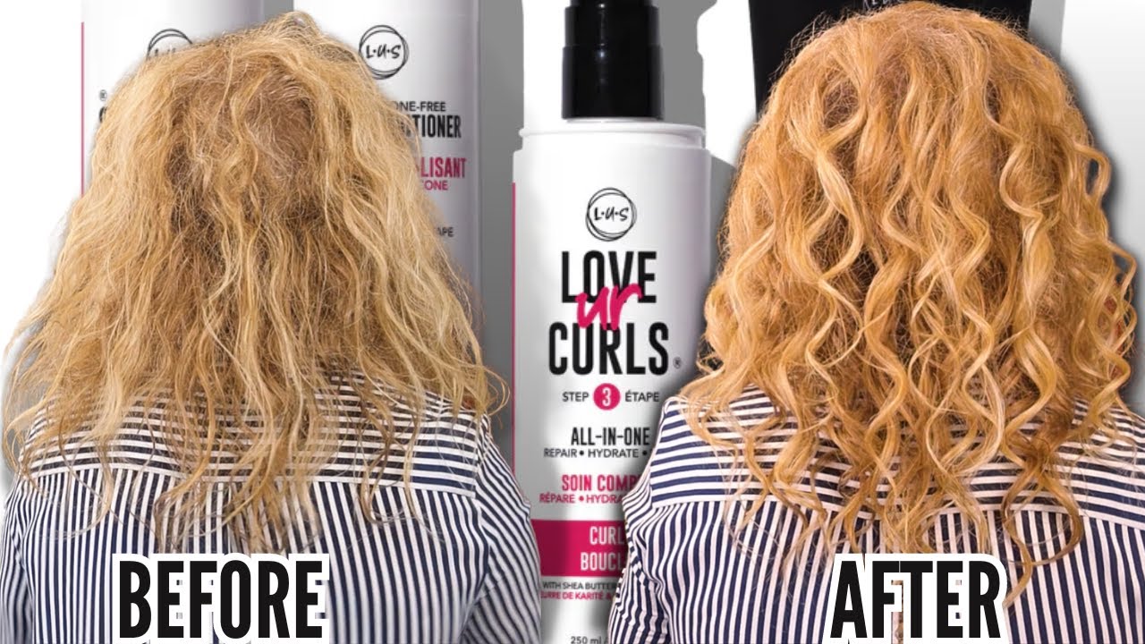 CURLY HAIR ROUTINE  | Step-by-Step Guide | LUS Brand Love Ur Curls Review