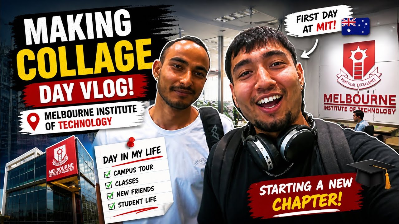 Making collage day vlog day | Melbourne institute of technology |