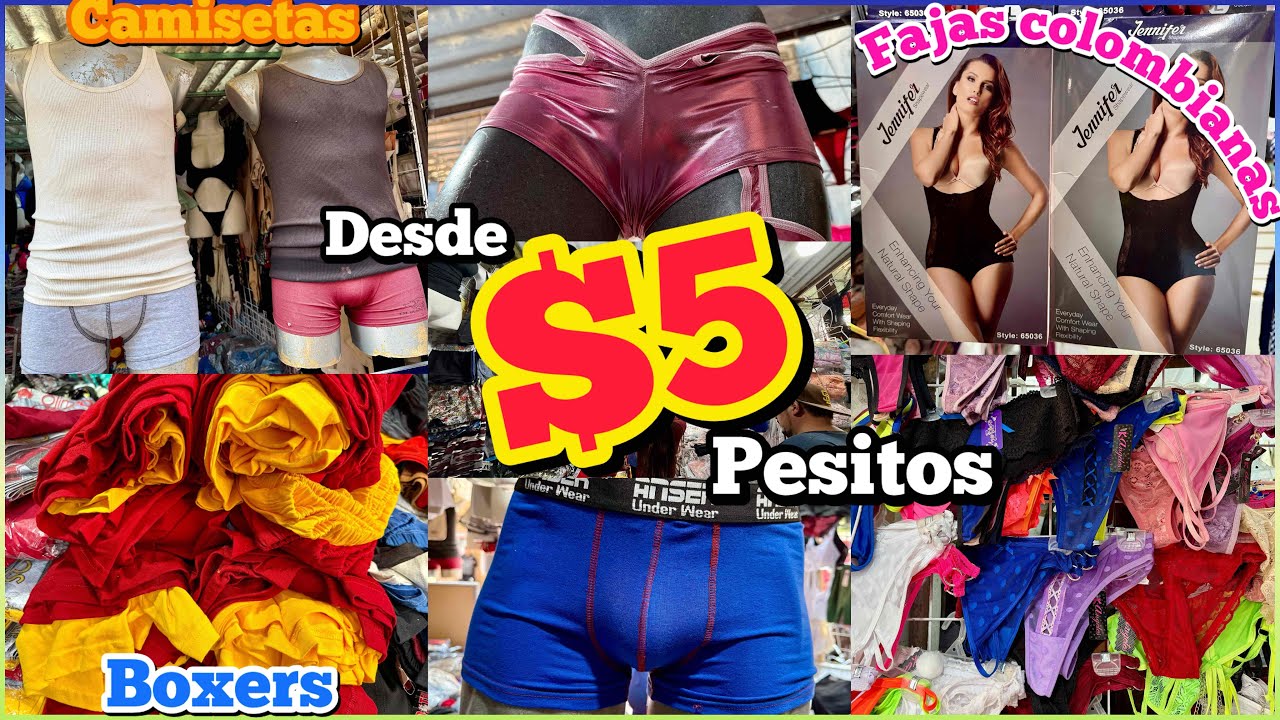 😱CALZONES desde $5 PESOS/ BRASIERES, MAYAS CALIENTES, BOXERS ¡DESDE UNA PIEZA!😨/CANAL DEL NORTE CDMX