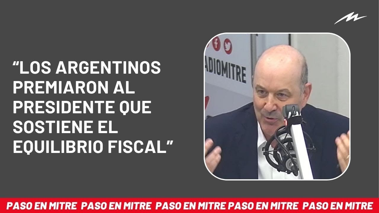 Federico Sturzenegger: “Los argentinos premiaron al presidente que sostiene el equilibrio fiscal”