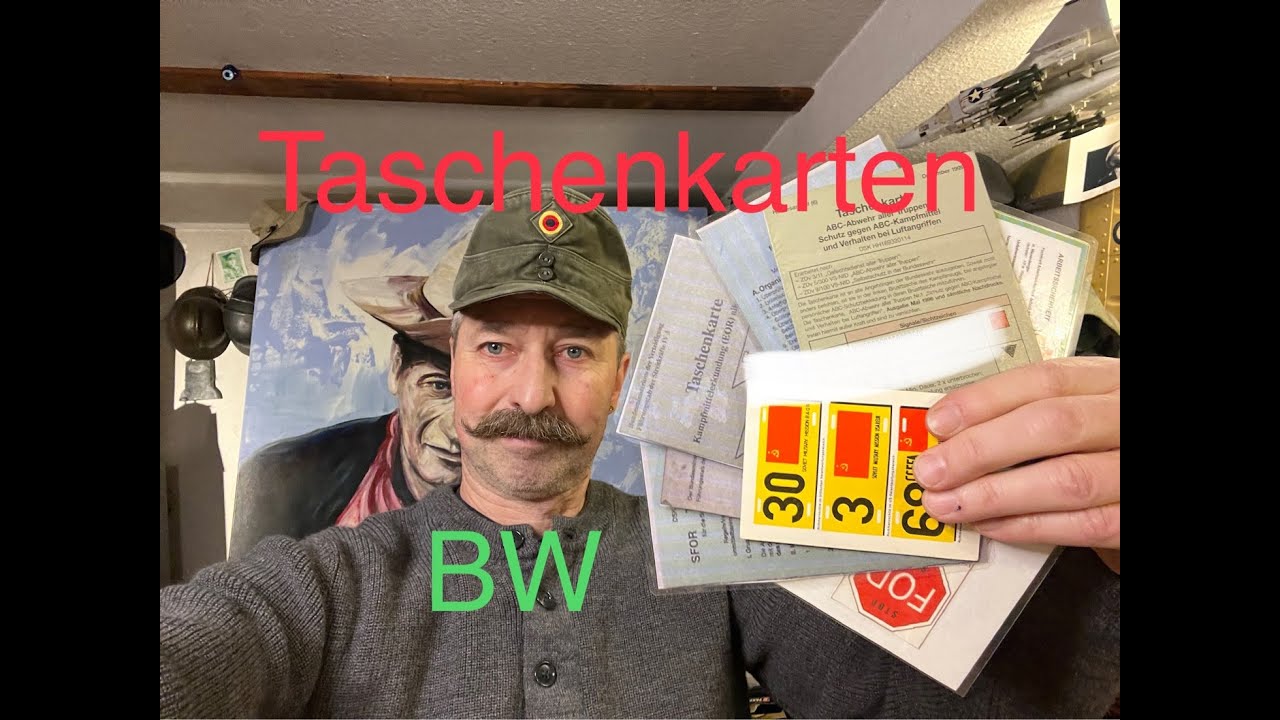Taschenkarten der Bundeswehr