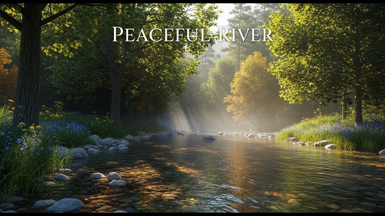 River Stream Ambience 🌊 Relaxing Water Sound for Focus, Study, and Serenity #842