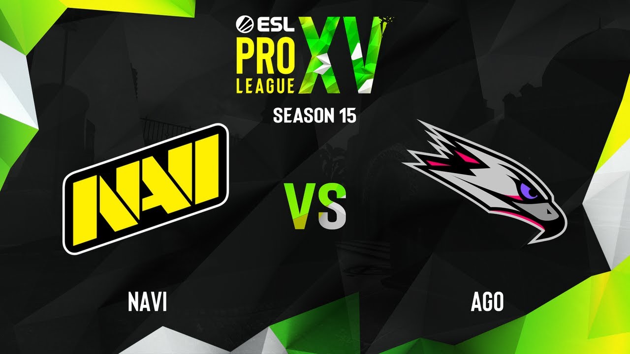 NaVi vs AGO | Карта 1 Dust2 | ESL Pro League Season 15 - Group D