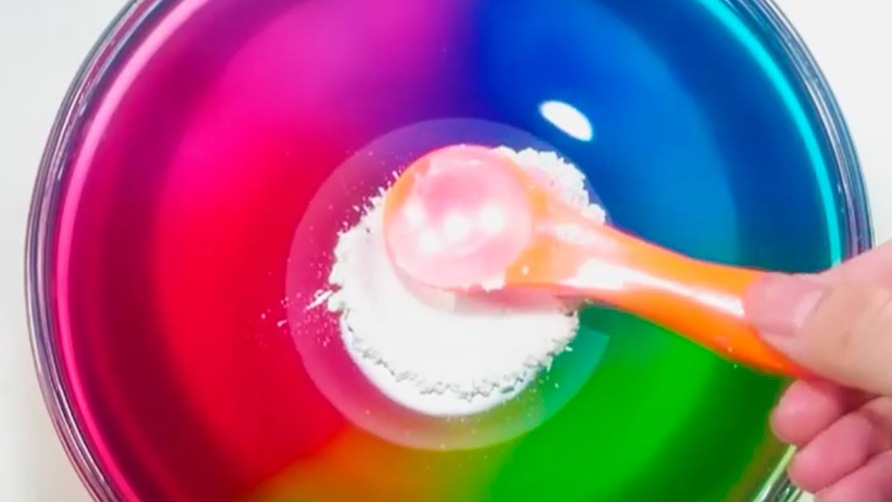 ◄ Reverse Slime ASMR - Pigment Mixing