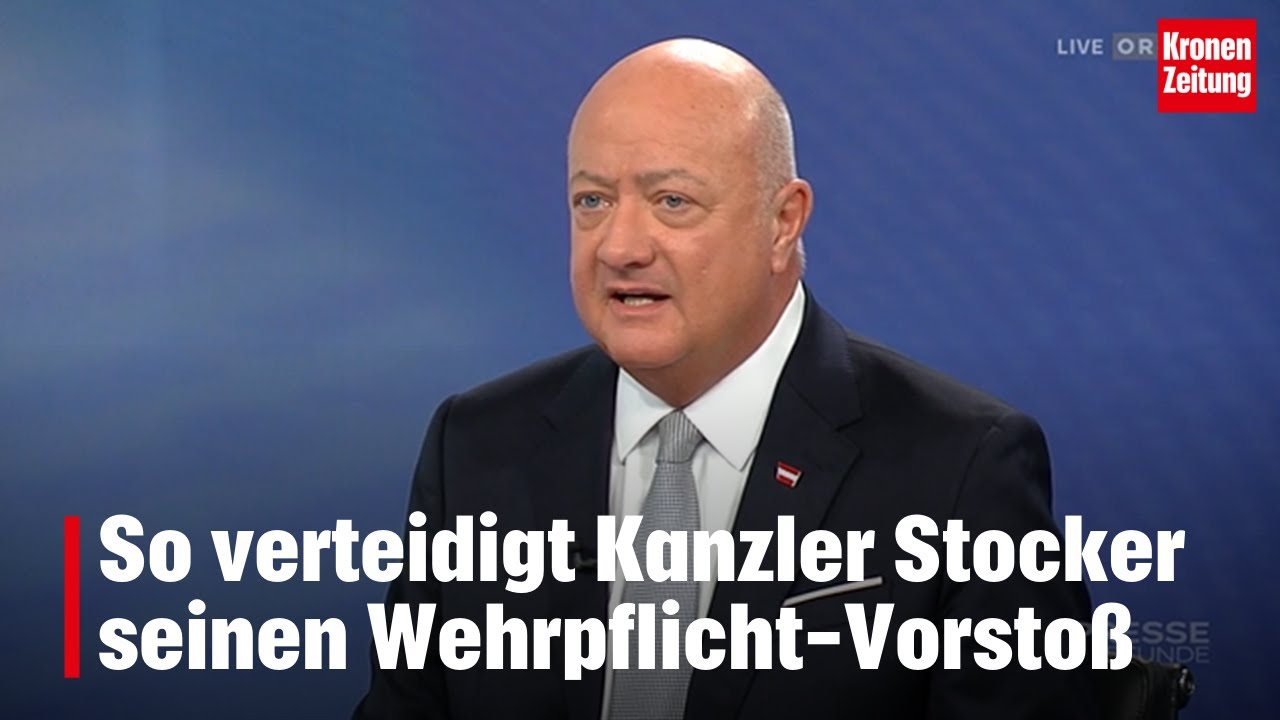 Wehrpflicht-Vorstoß: Stocker: „Schicken unsere Reden nicht im Kreis“ | krone.tv NEWS
