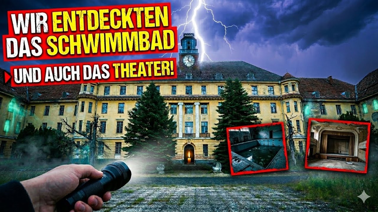 Vergessenes Imperium: Alleine im riesigen Offiziers-Casino von Wünsdorf 🏛️💀#urbex #lostplace 