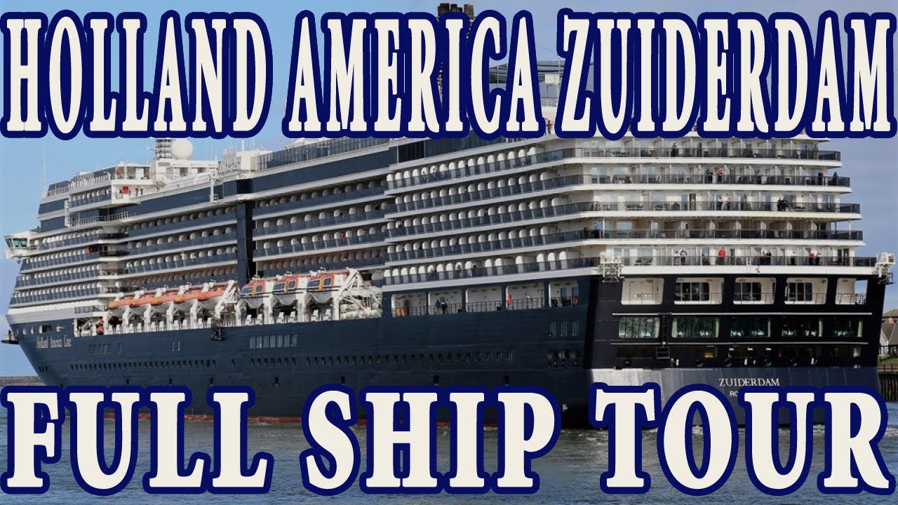 Holland America ZUIDERDAM Ship Tour